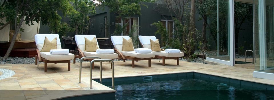 The Hydro pool at the Saxon Boutique Hotel 