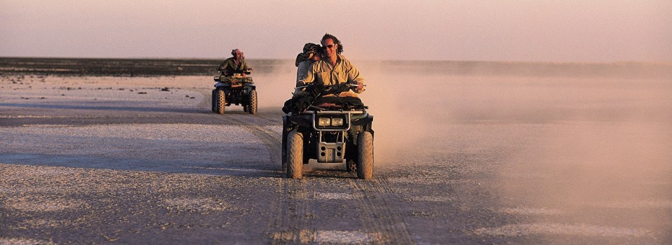 Quadbiking at Jacks Camp