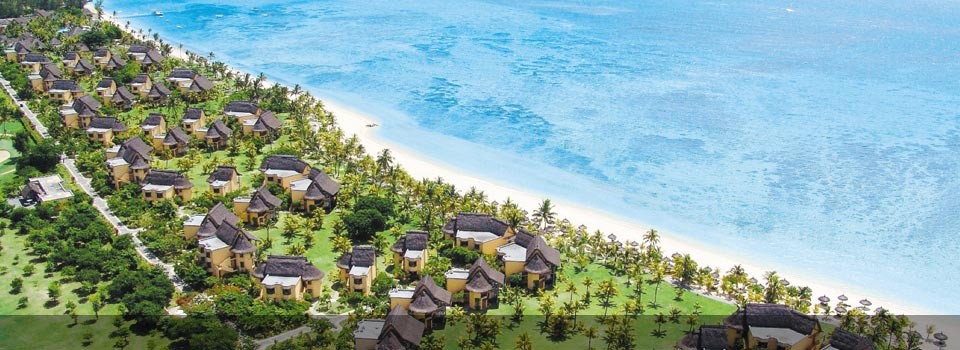 Aerial View of Dinarobin Hotel & Spa Mauritius
