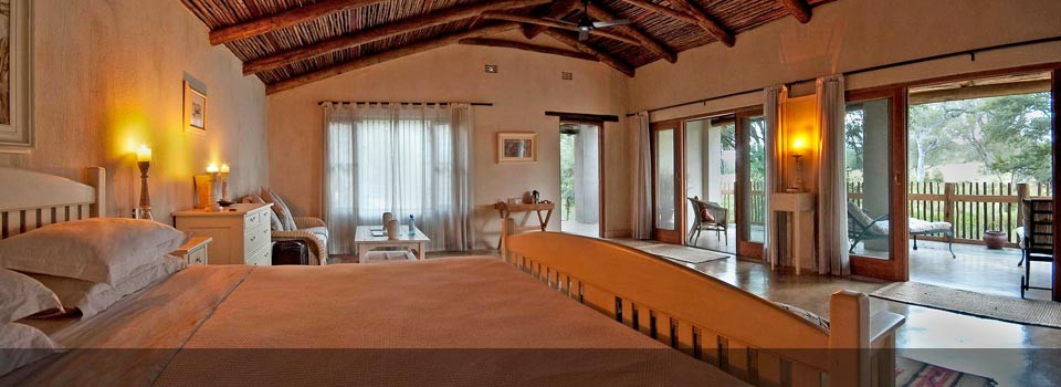 The luxury rooms at Nottens Bush Camp in Sabi Sands 