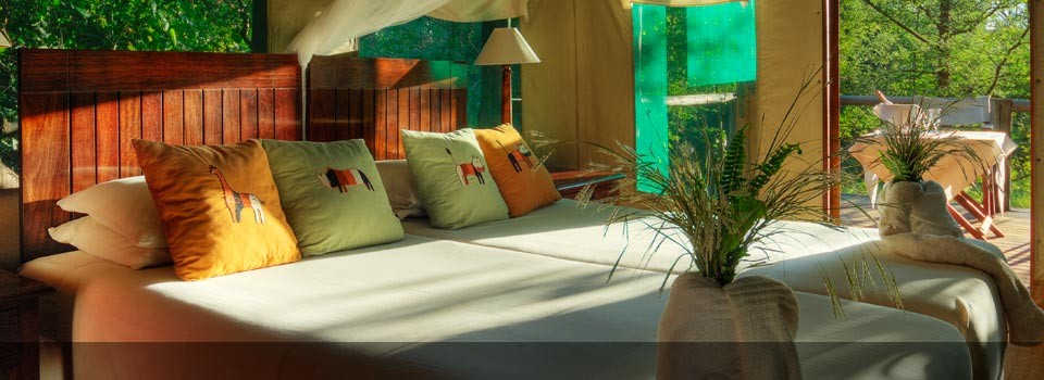 The Bedrooms at Camp Moremi