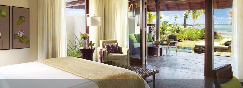 A bedroom at the Four Seasons Resort Mauritius at Anahita