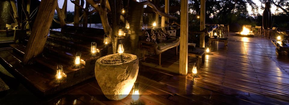Enjoy our deck at night at Jao Camp