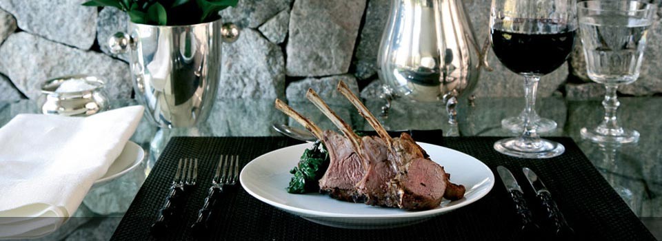 World Class cuisine at Londolozi's Private Granite Suites