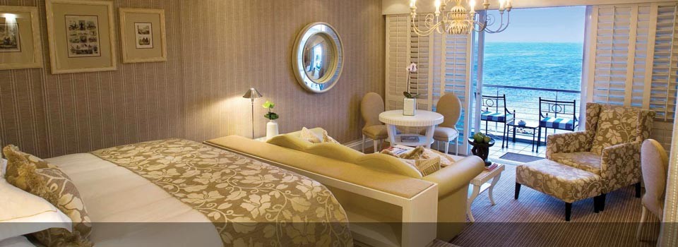 Luxury bedroom at The Twelve Apostles Hotel and Spa