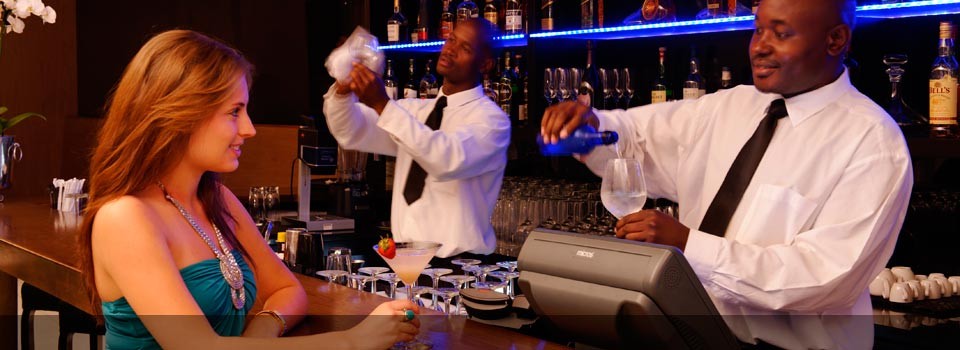 Have a drink and enjoy the Cape Town nightlife at the Pepper Club bar 