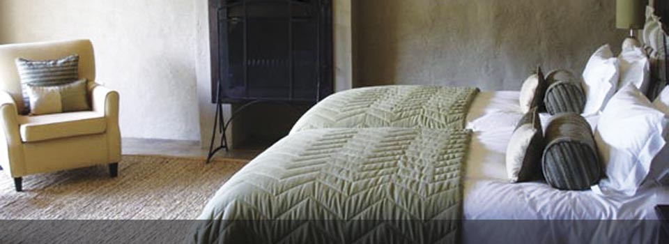 The bedrooms at Tenahead Lodge 