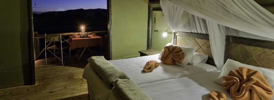 Guestroom at Kulala Desert Lodge