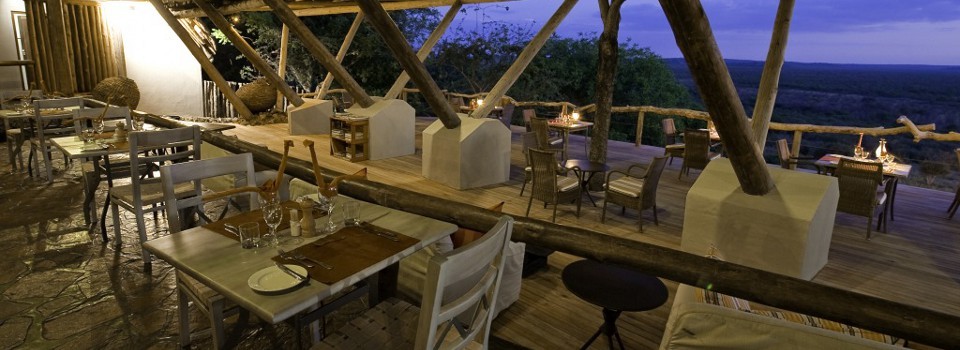 Dining at Ongava Lodge