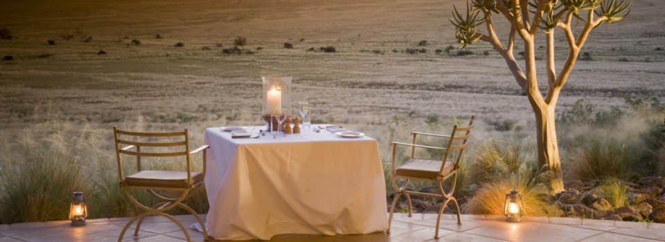 Private Dining at Sossusvlei Mountain Lodge