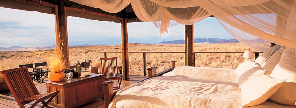 Bedroom at Wolwedans Dunes Lodge