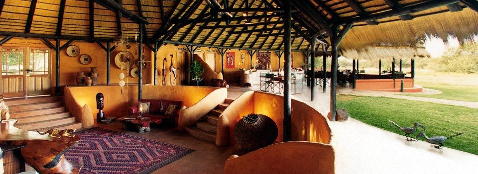 Lounge at Okonjima Bush Camp