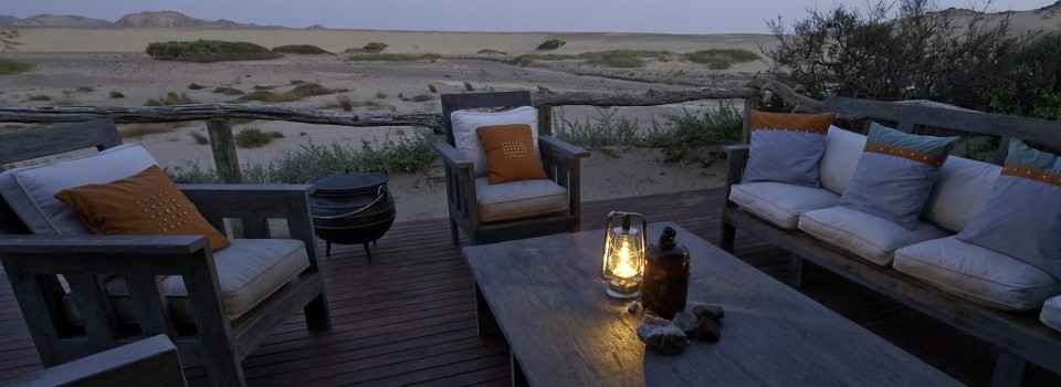 Evenings at Skeleton Coast Camp