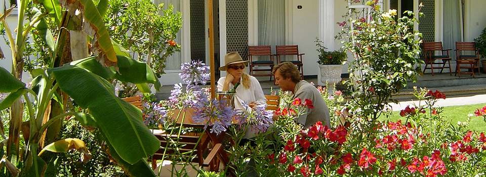 Garden at Hansa Hotel