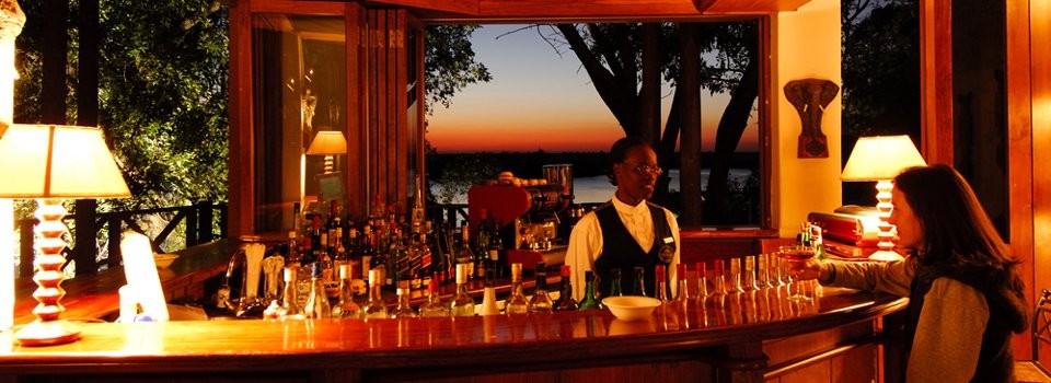 Bar at Chobe Marina Lodge