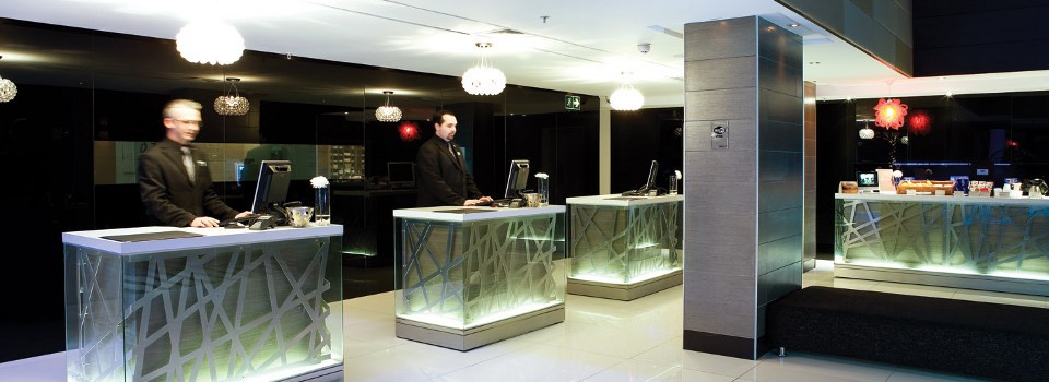 Reception at the Radisson Blu Hotel