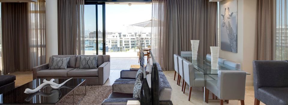 Lounge Area in a Lawhill Luxury Apartment, Cape Town