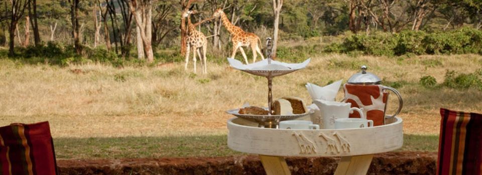 High tea at Giraffe Manor in Kenya