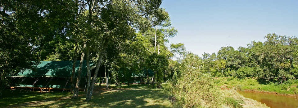Exterior views of Governors' Private Camp in the Masai Mara