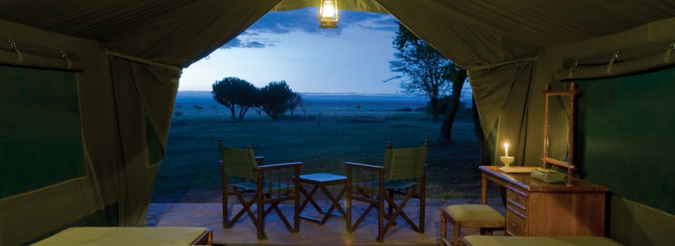Views from your room at Kichwa Tembo Tented Camp