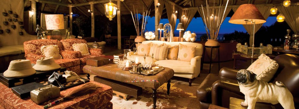 Guest Lounge at Kichwa Tembo Bateleur Camp