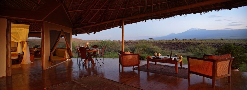 Views from your room at Tortilis Camp