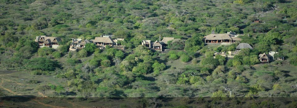 Aerial view of Ol Donyo Lodge