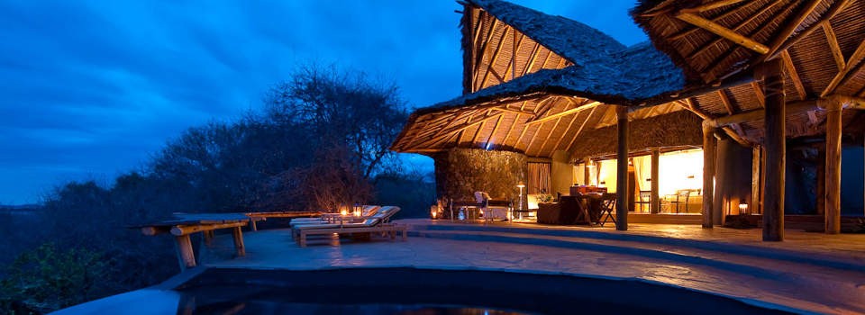 Exterior views of Ol Donyo Lodge, Kenya