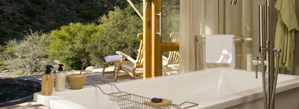 Bathroom at Sanbona Dwyka Lodge