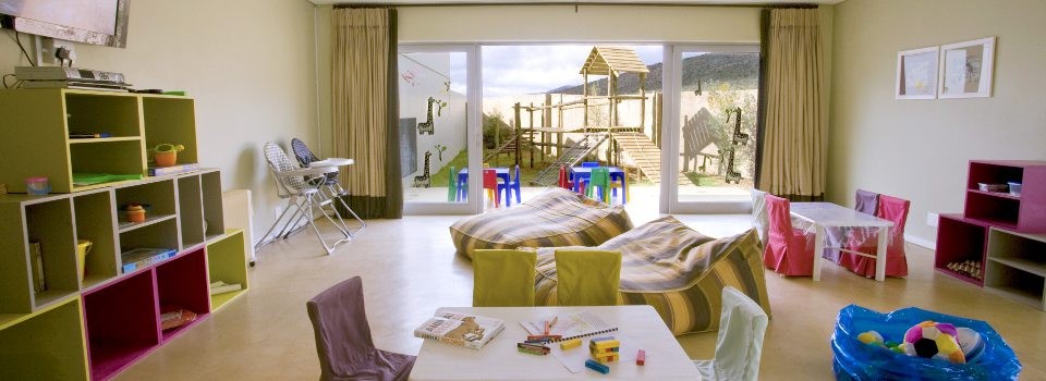 Playroom at the child-friendly Sanbona Gondwana Lodge
