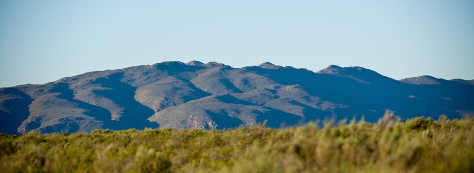 Scenic landscape at Sanbona Wildlife Reserve