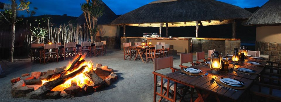 Boma at Kariega River Lodge.