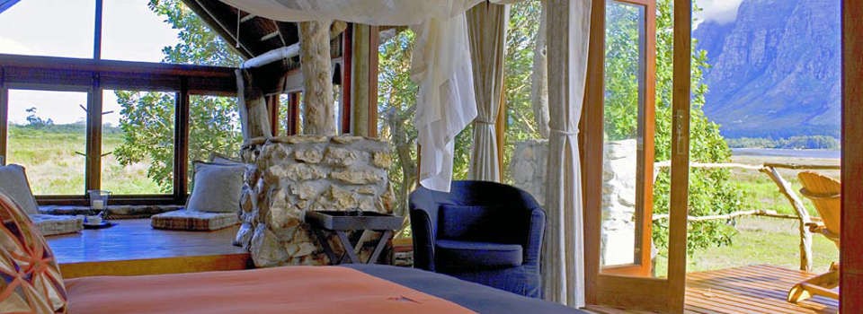 Safari style family suite at Lagoon Lodge, Mosaic Farm