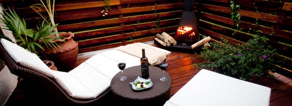 Suite courtyard at Arusha Coffee Lodge