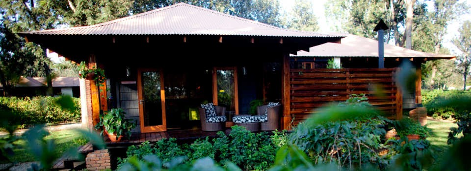 Exterior view of a Plantation House at Arusha Coffee Lodge in Arusha, Tanzania