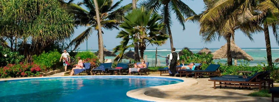 Pool area at Breezes Beach Club & Spa, Zanzibar