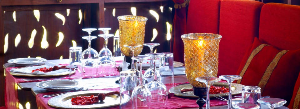 Dining at the Sultans Restaurant at Breezes Beach Club & Spa in Zanzibar
