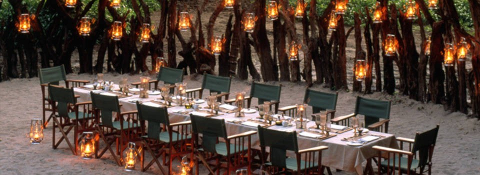 Boma dining at Lake Manyara Tree Lodge, Tanzania