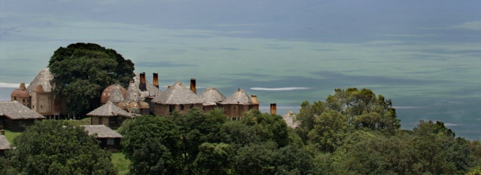 Exterior views of the Ngorongoro Crater Lodge, Tanzania