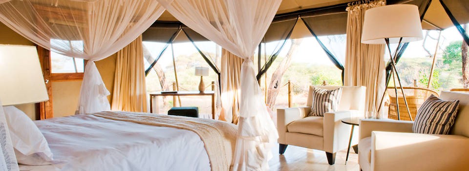 Bedroom view at Sanctuary Swala, Tanzania