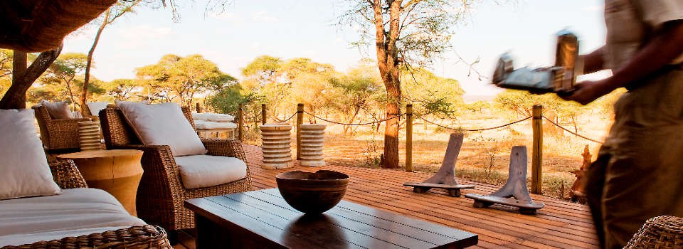 Deck view at Swala, Tanzania