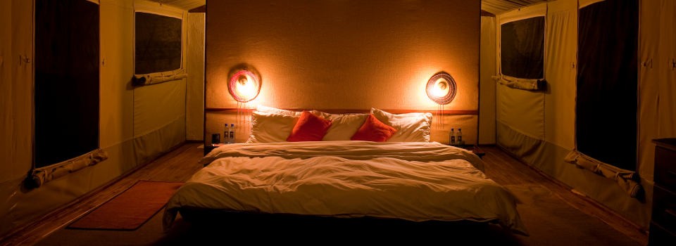 Tented room at Sanctuary Kusini in Tanzania