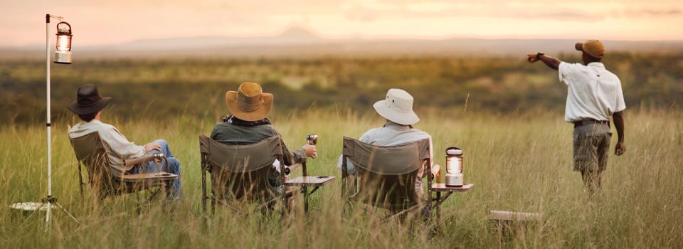 Drink in the views at Singita Explore in Tanzania