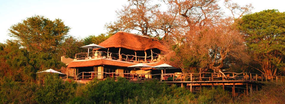 Exterior view of the Main Lodge at Jock Safari Lodge in the Kruger National Park