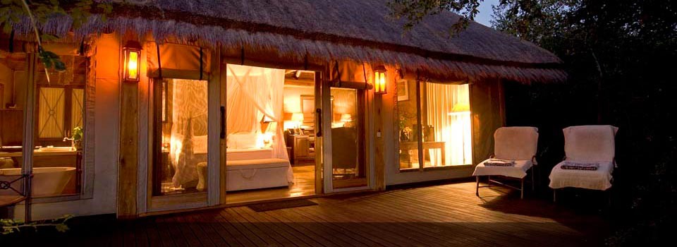 View of the rooms at Camp Jabulani