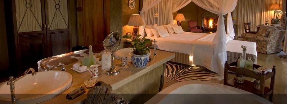 The world class accommodation at Camp jabulani