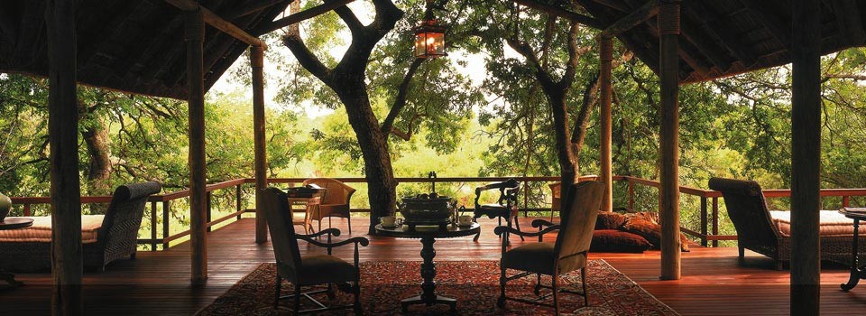The deck at Royal Malewane 