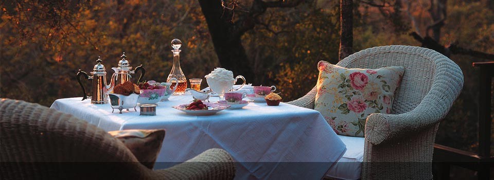 High tea at Royal Malewane 