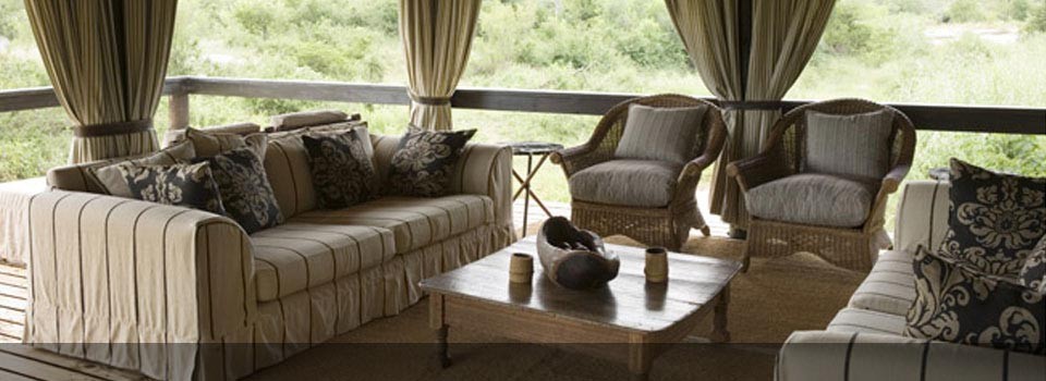 Take a time out on the deck at Londolozi Founders Camp
