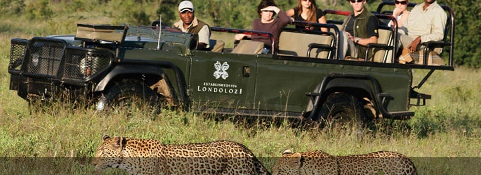 Game viewing at Londolozi Founders Camp
